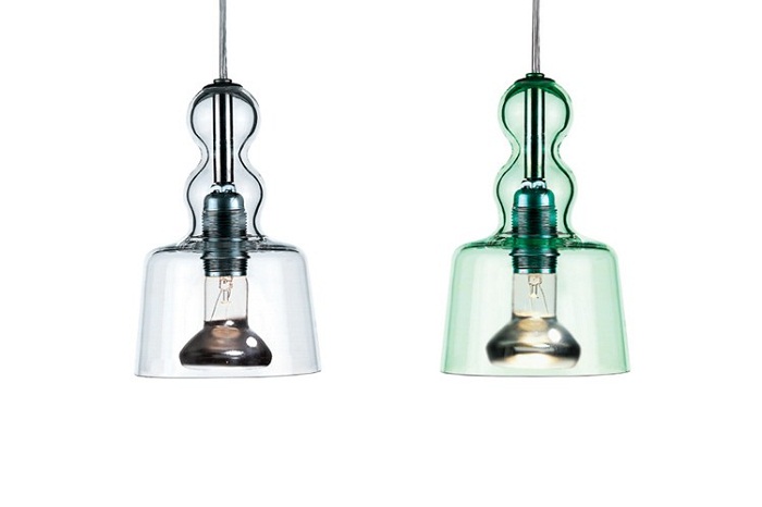 Acquamiki Pendant Clear Lamp by Produzione Privata Lamps